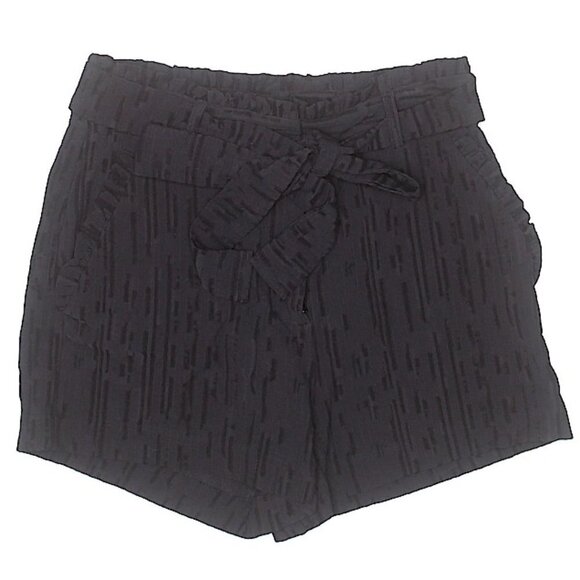 Aqua Pants - NWT Aqua Black Textured Dress Shorts Size S